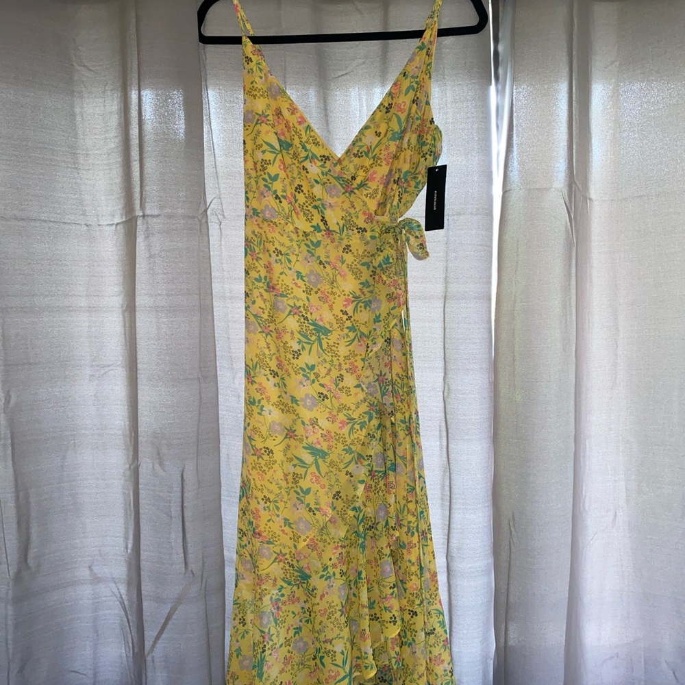 Midi wrap dress